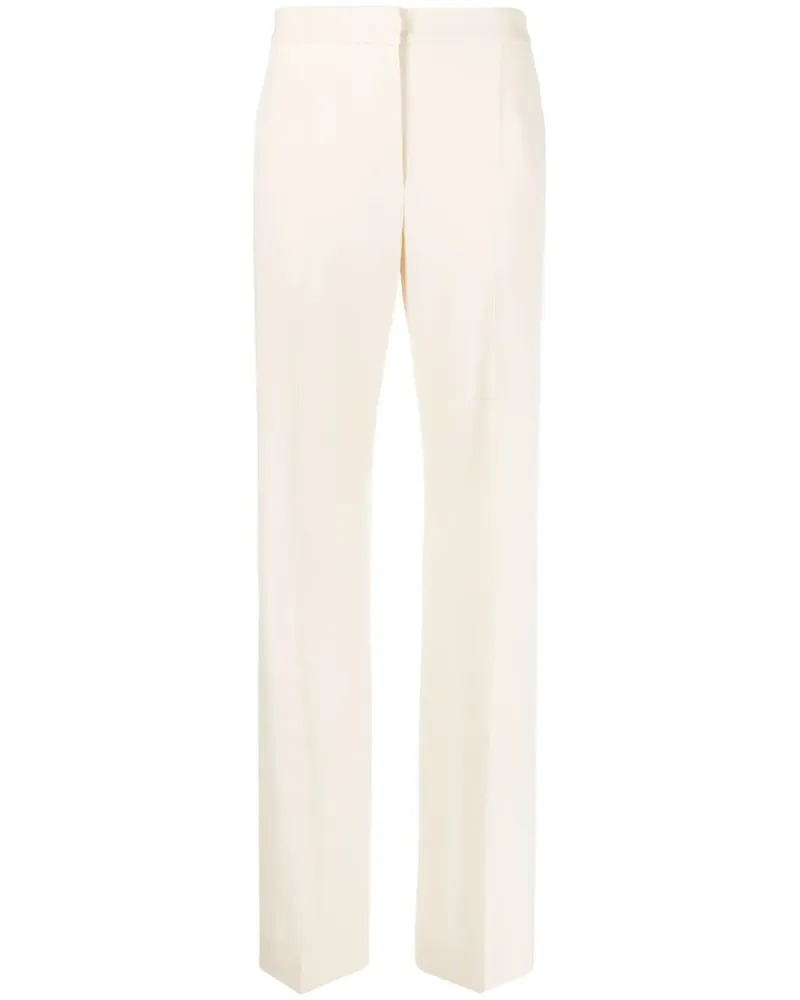 Moschino High-Waist-Hose mit geradem Bein - Nude Nude