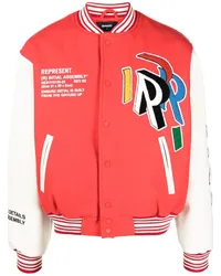 REPRESENT Collegejacke mit Initialen Rot