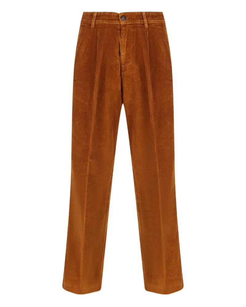 Fay Cordhose mit geradem Schnitt - Braun Braun