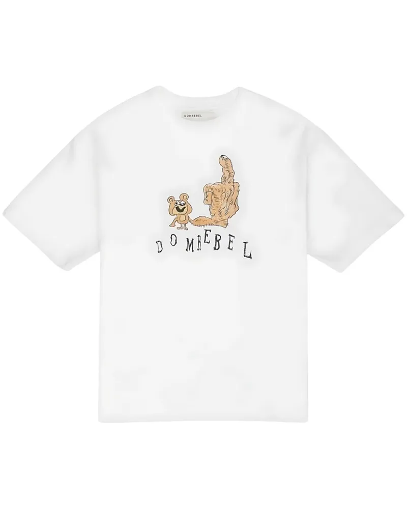DOMREBEL Friendly T-Shirt - Weiß Weiß