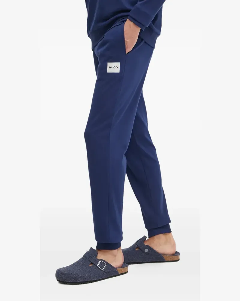 HUGO BOSS Jogginghose mit Logo-Patch - Blau Blau