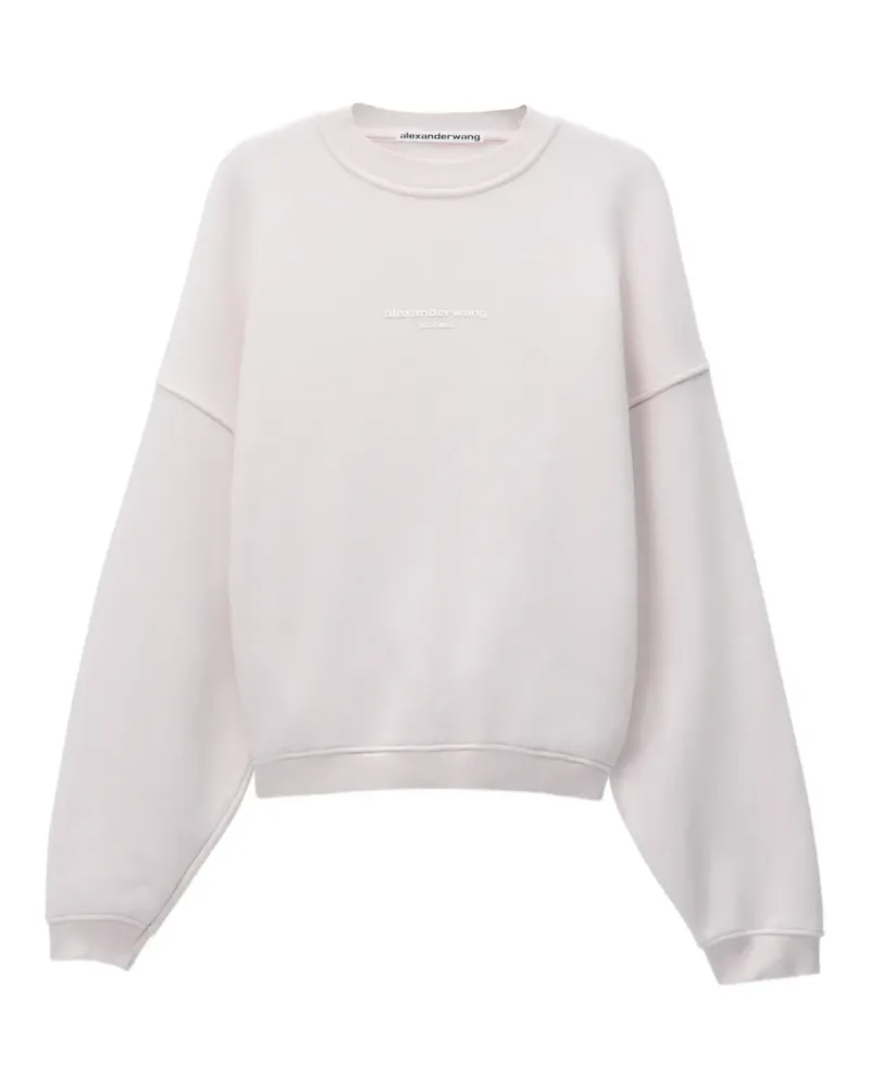 Alexander Wang Oversized-Sweatshirt mit Logo - Rosa Rosa