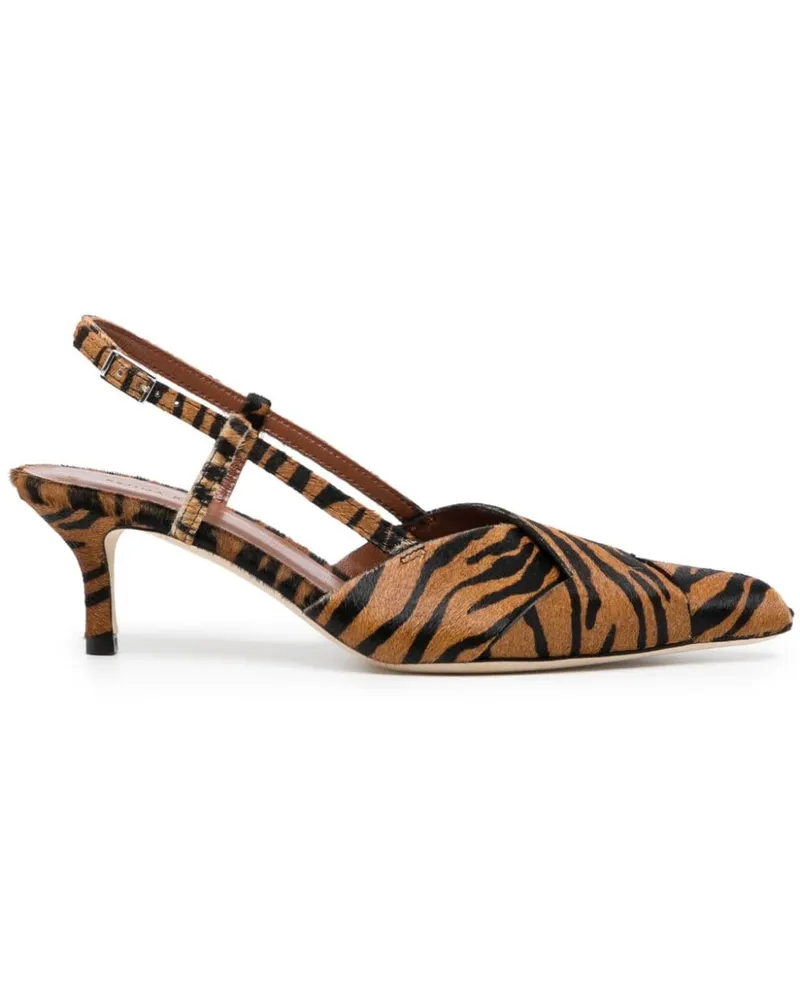 REJINA PYO Slingback-Pumps 50mm - Braun Braun