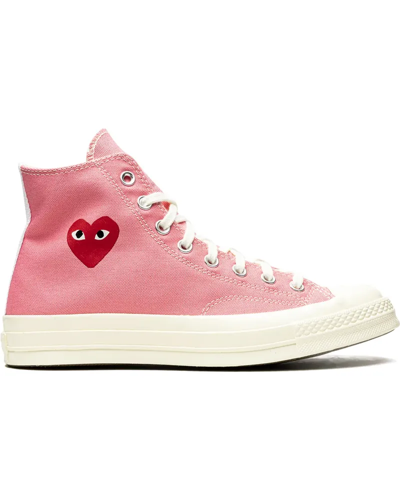 Converse x CDG Chuck 70 High-Top-Sneakers - Rosa Rosa
