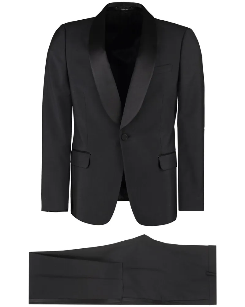 Gucci Einreihiger Anzug - Schwarz Schwarz