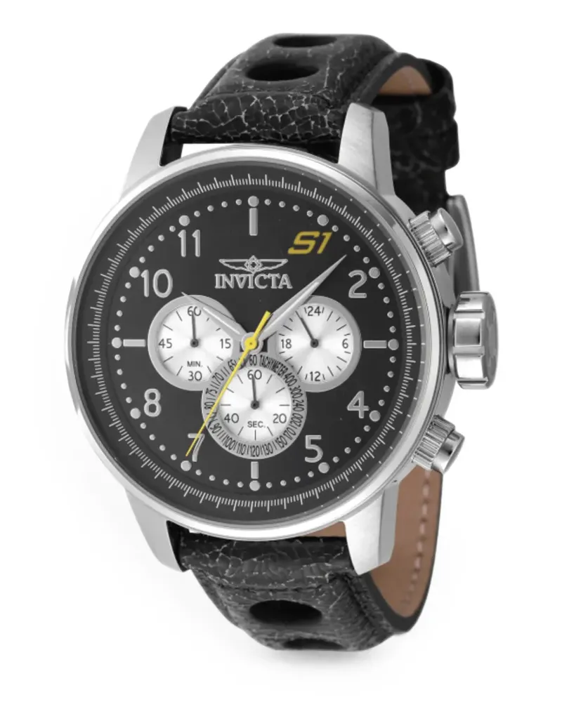 Invicta S1 Rally 48mm watch - Schwarz Schwarz