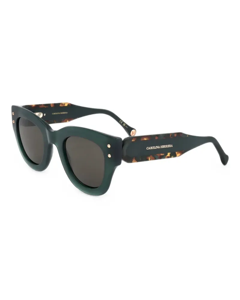 Carolina Herrera New York tortoiseshell-effect sunglasses - Grün Grün