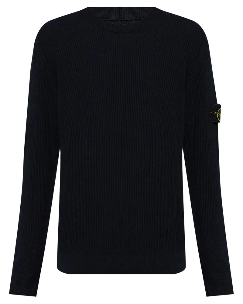 Stone Island Pullover mit Kompass - Blau Blau