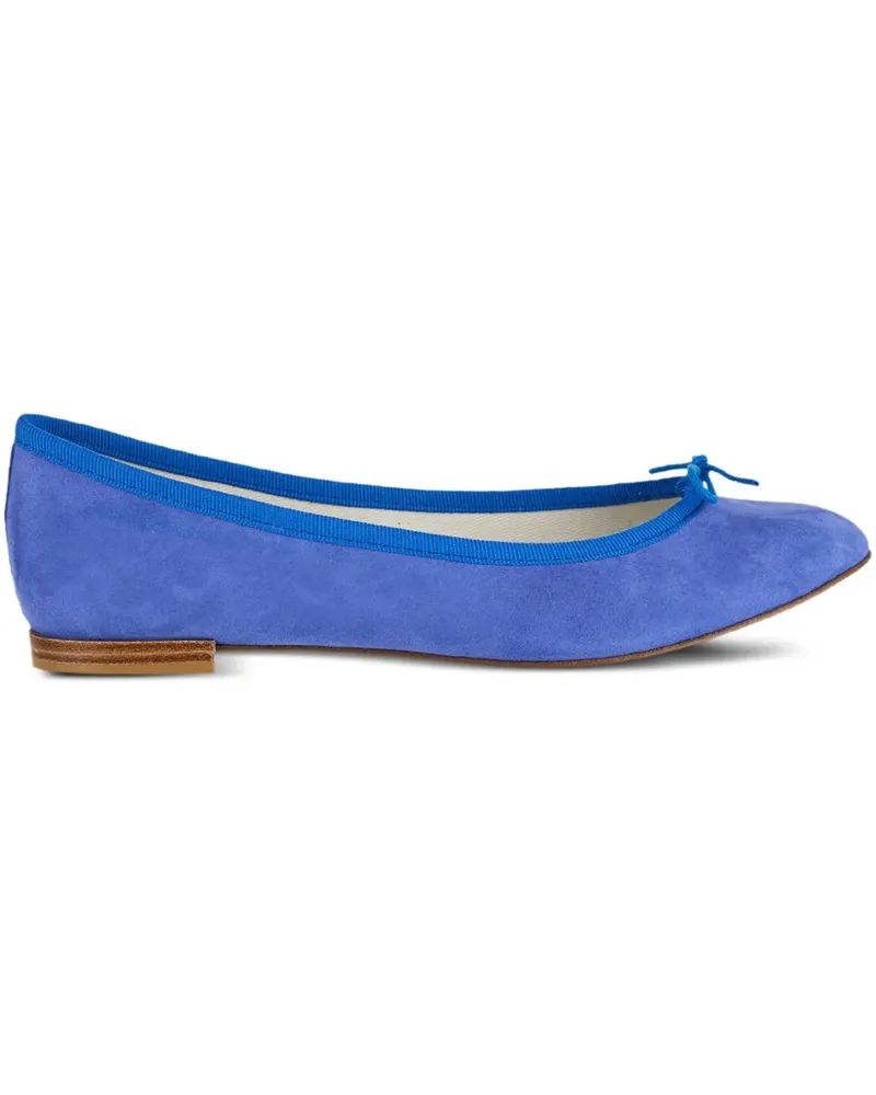 Repetto Cendrillon Ballerinas aus Wildleder - Blau Blau
