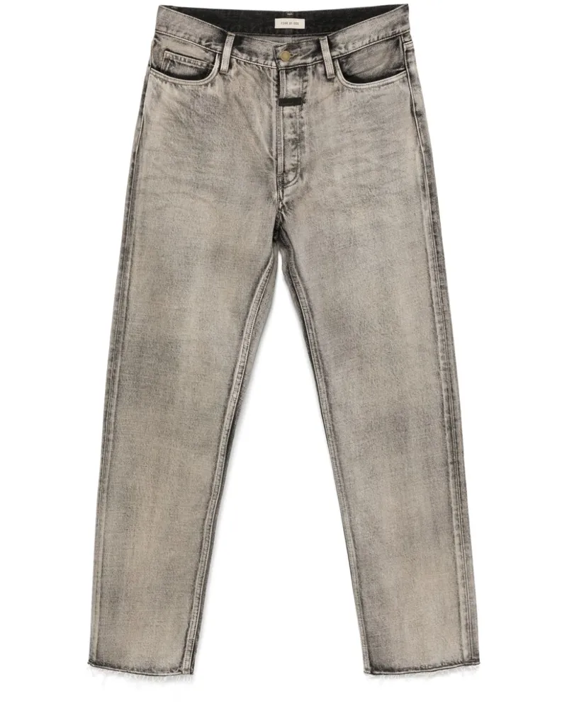 Fear of God Gerade Jeans - Grau Grau