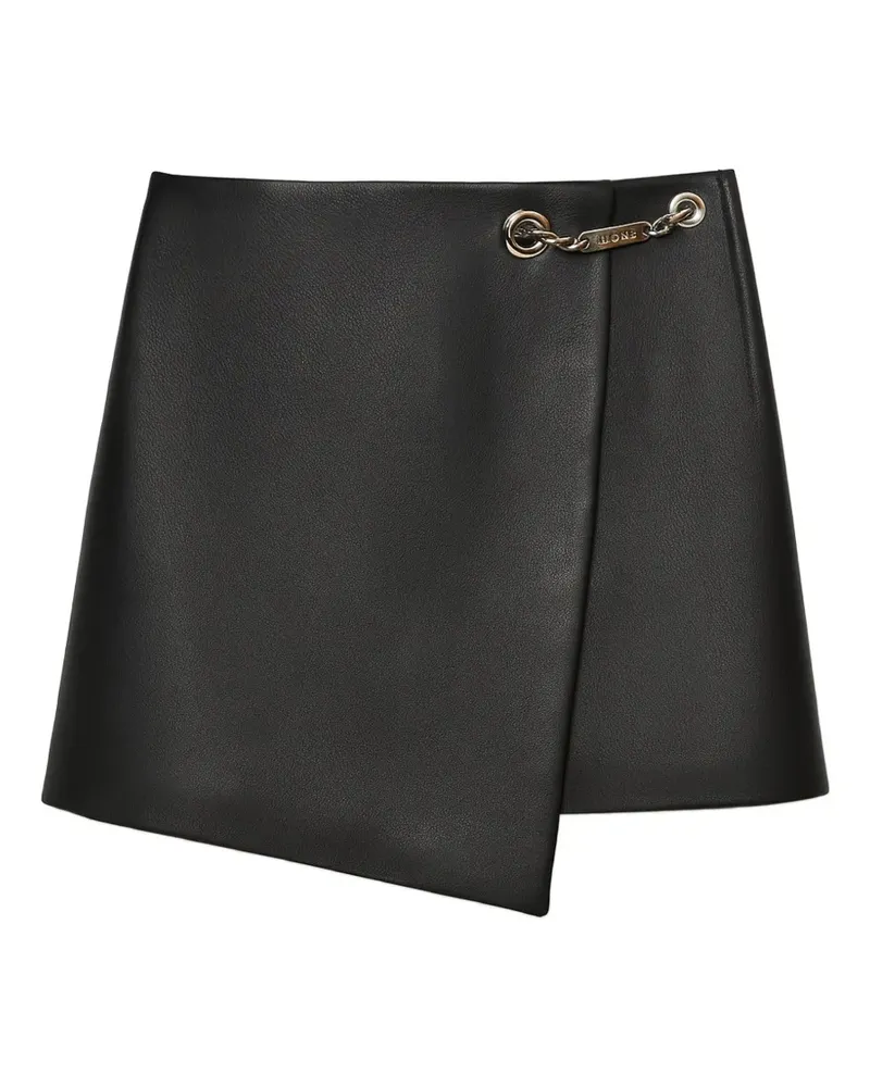 John Richmond Shorts mit Kettendetail - Schwarz Schwarz