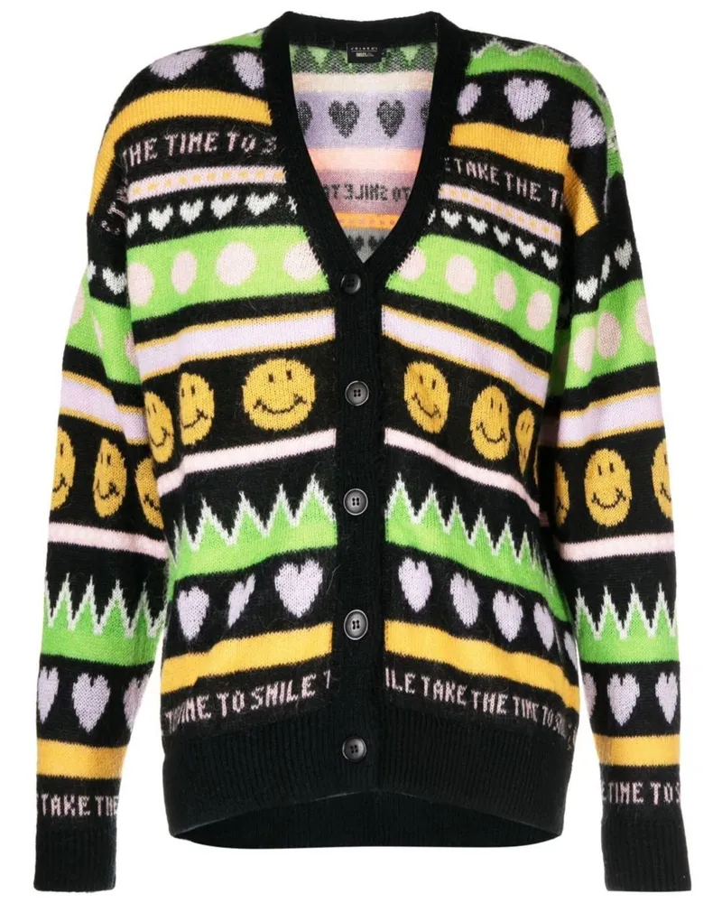 Joshua Sanders Smile Cardigan Schwarz