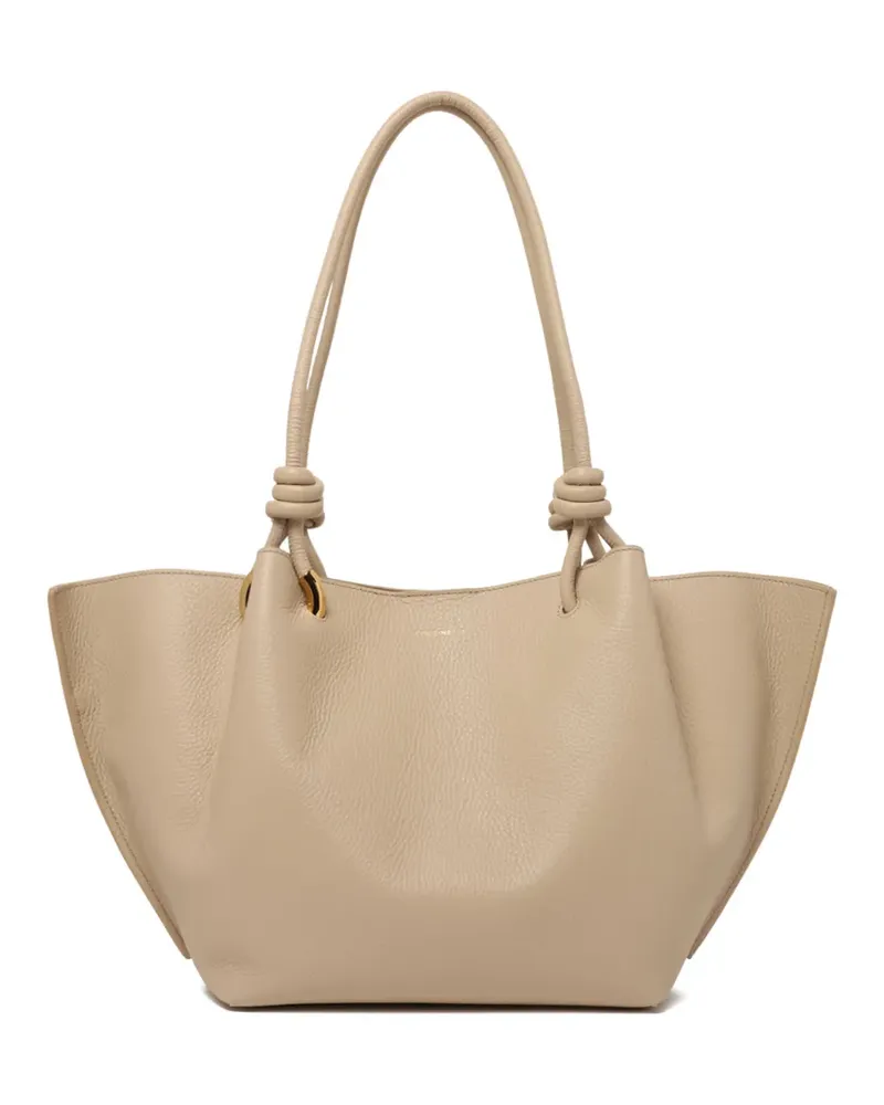 Coccinelle Tote Bag aus gekörntem Material - Nude Nude