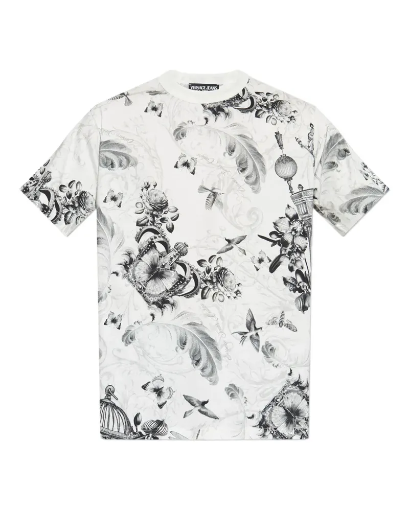 Versace Jeans Klassisches T-Shirt - Weiß Weiß