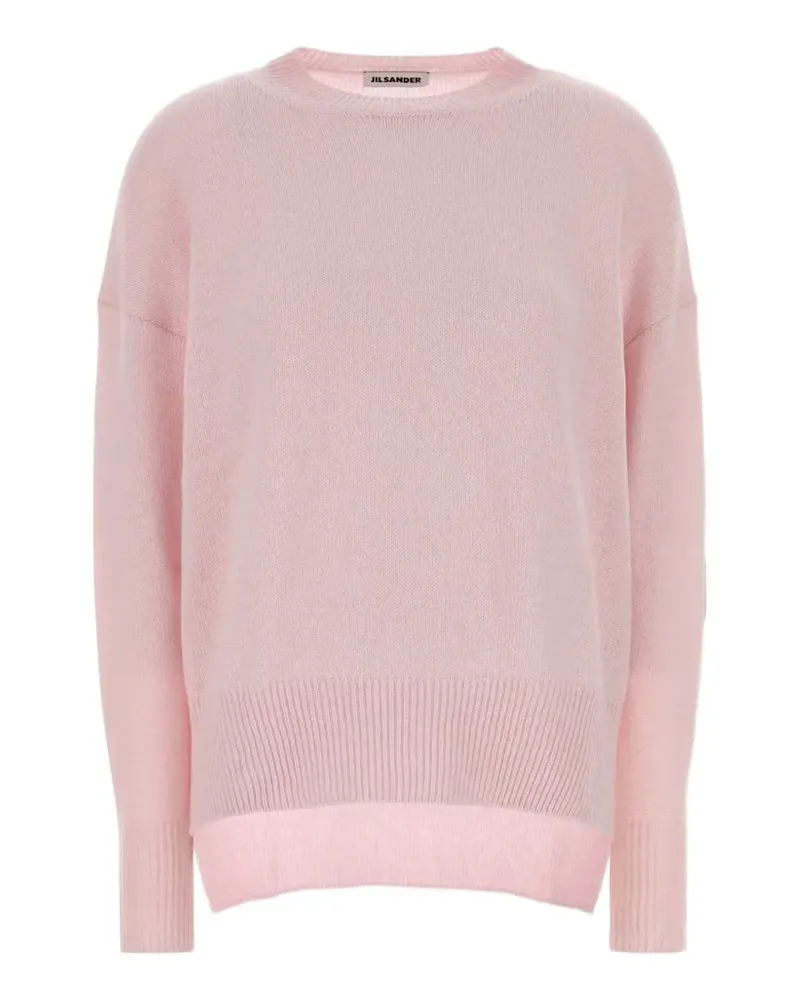 Jil Sander crew-neck long-sleeve sweater - Rosa Rosa
