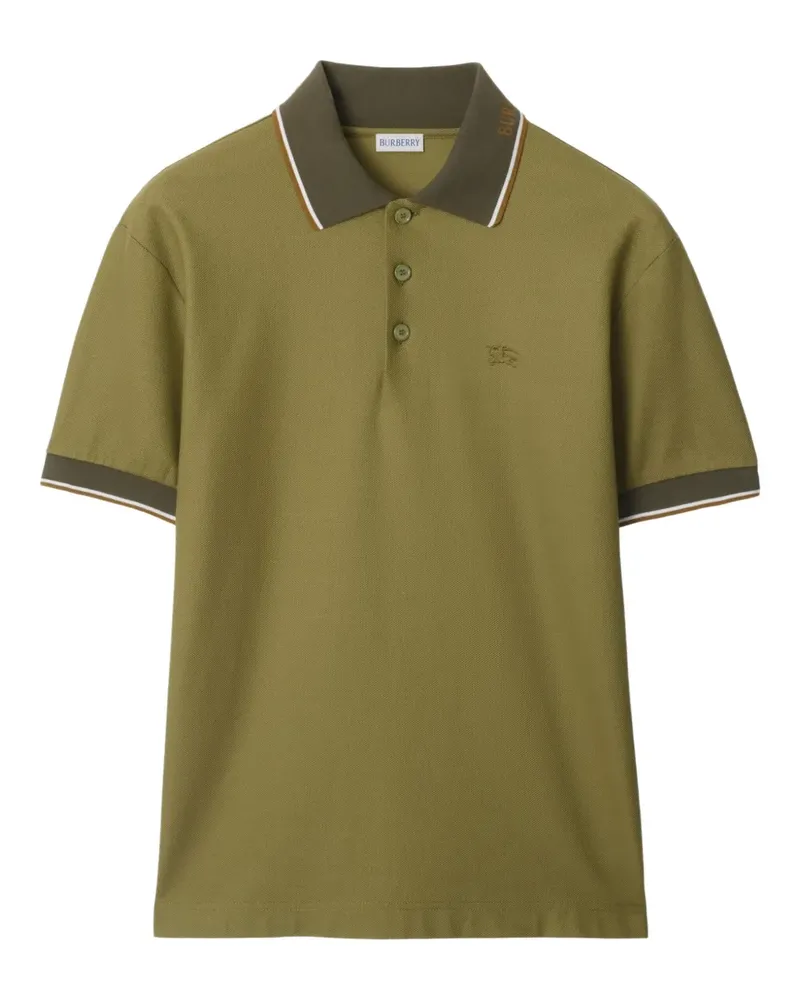 Burberry Klassisches Poloshirt - Grün Grün