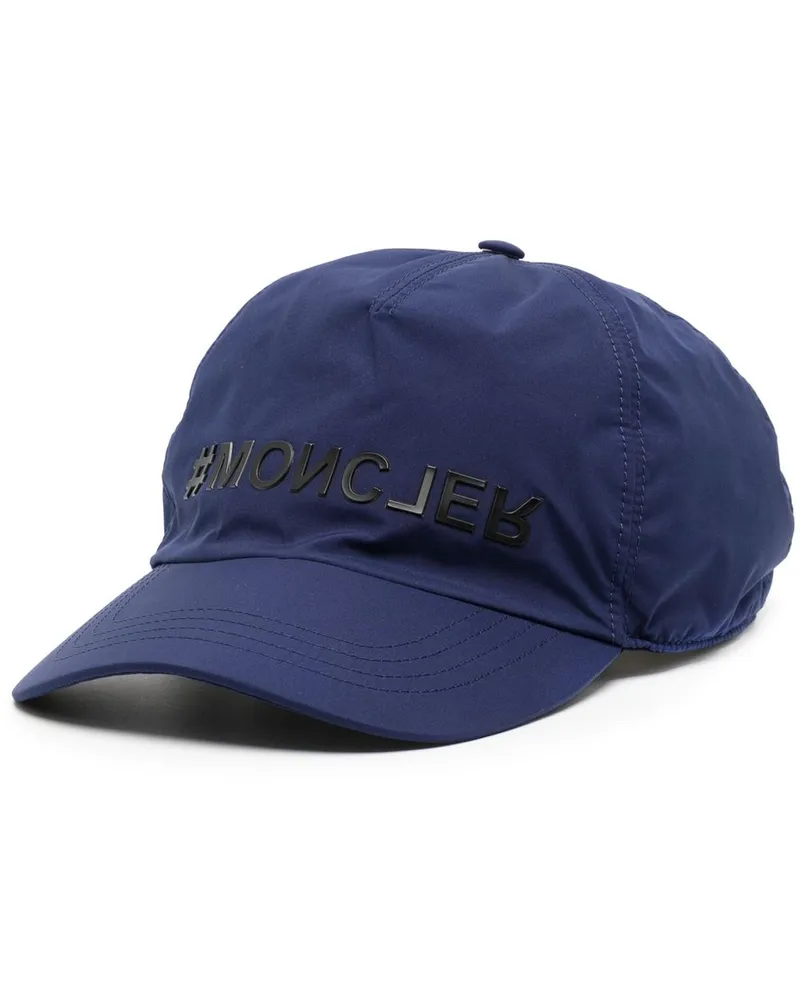 Moncler Baseballkappe mit Logo-Prägung - Blau Blau