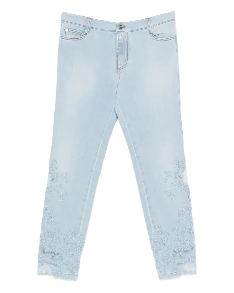 Ermanno Scervino Jeans mit Spitze - Blau Blau