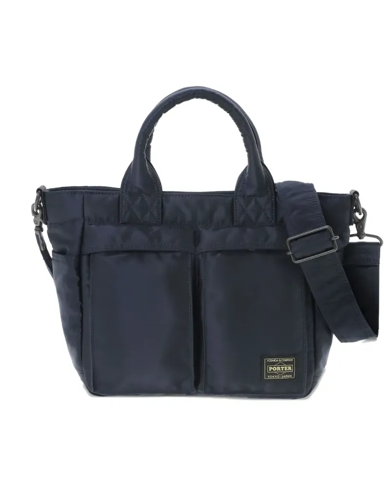 PORTER-YOSHIDA & CO New Tanker double-pocket tote bag - Blau Blau