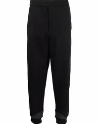 Helmut Lang Jogginghose mit Logo-Patch Schwarz