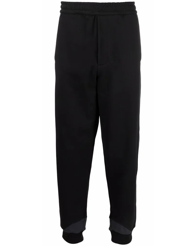 Helmut Lang Jogginghose mit Logo-Patch - Schwarz Schwarz