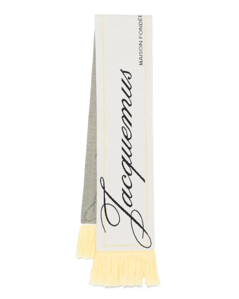 Jacquemus L'echarpe Liga Schal - Gelb Gelb