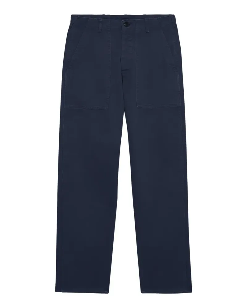 Fortela Newfatigue patch-pocket trousers - Blau Blau