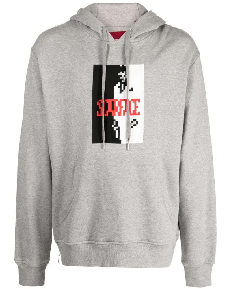 Mostly Heard Rarely Seen Hoodie Grau