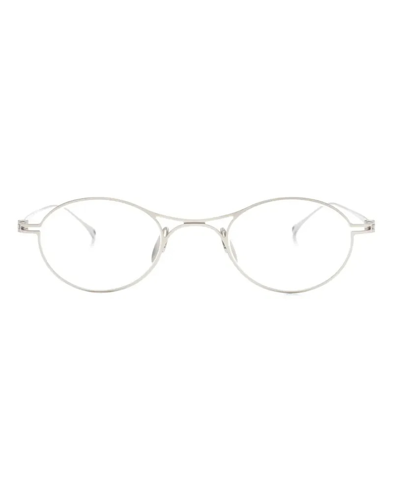 Giorgio Armani Brille mit ovalem Gestell - Silber Silber