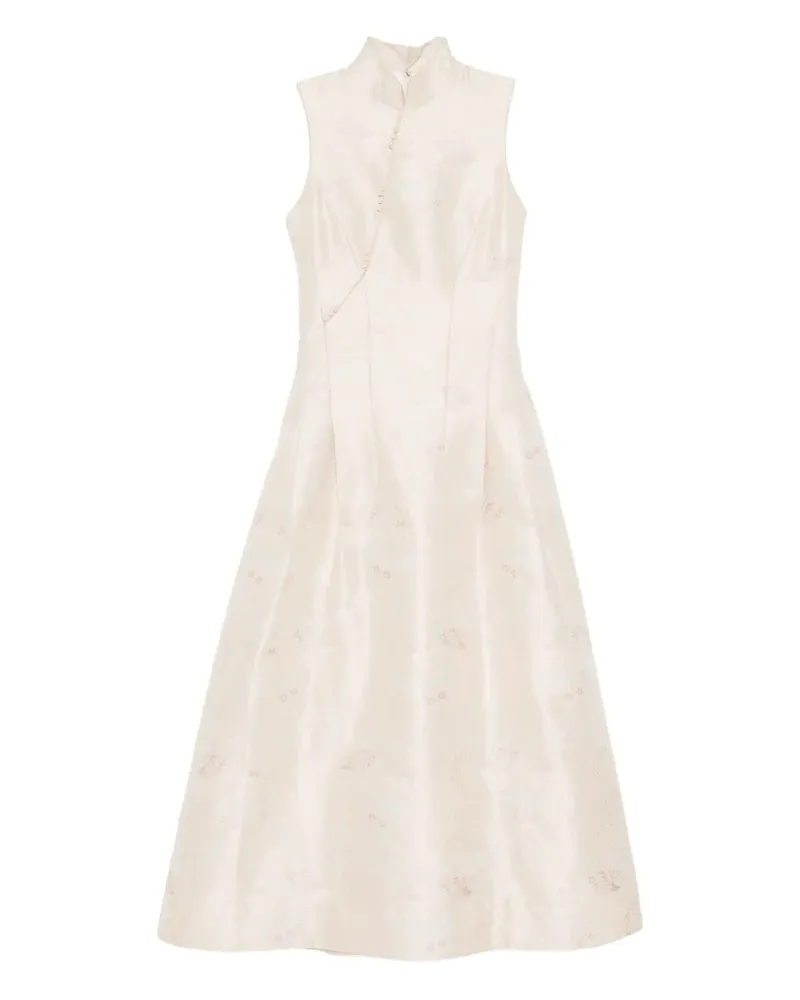 SHIATZY CHEN Scape-of-Curve Kleid mit Stickerei - Nude Nude