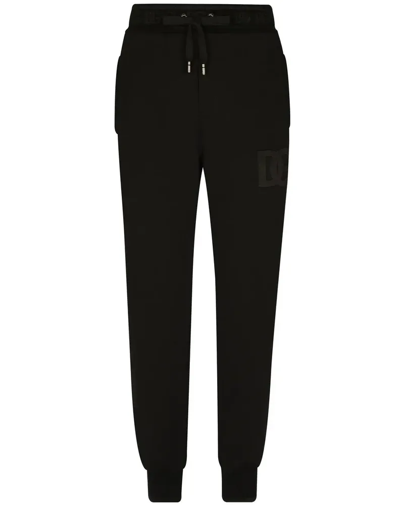 Dolce & Gabbana Jogginghose mit Tapered-Bein - Schwarz Schwarz