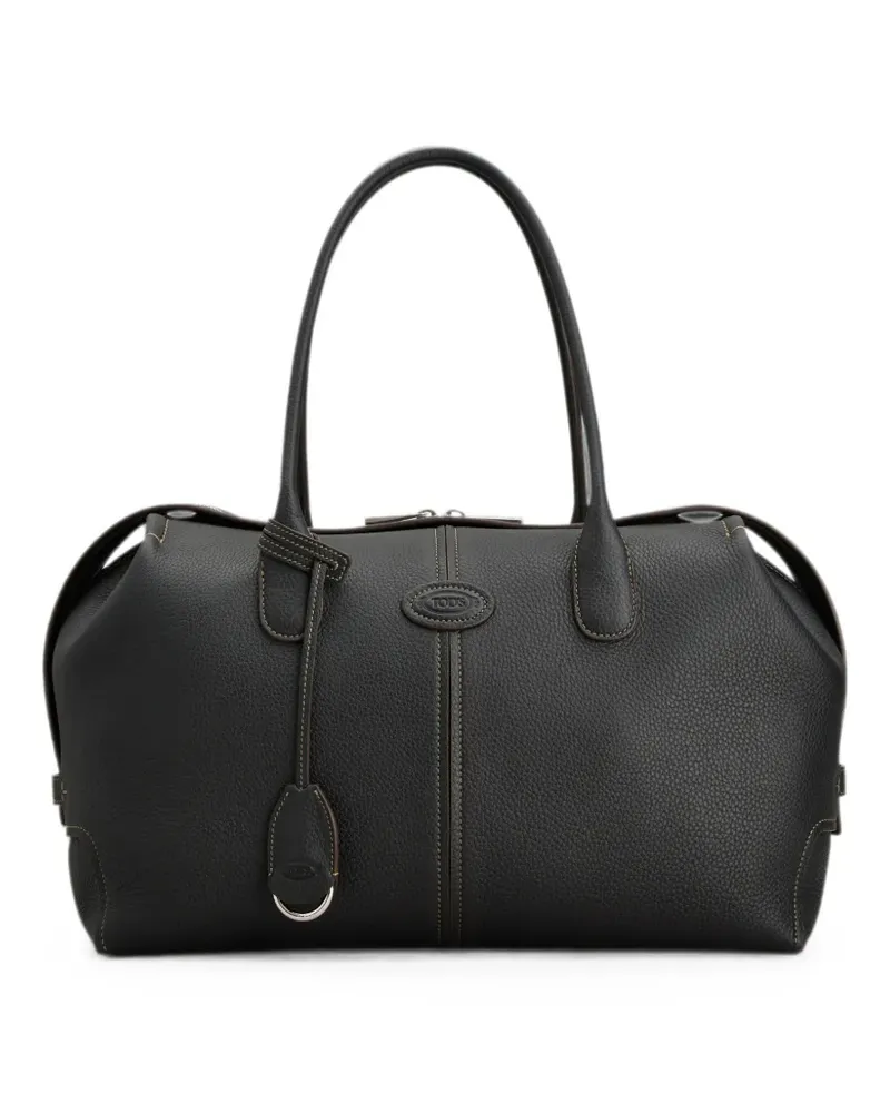 TOD'S Handtasche aus gekörntem Leder - Schwarz Schwarz