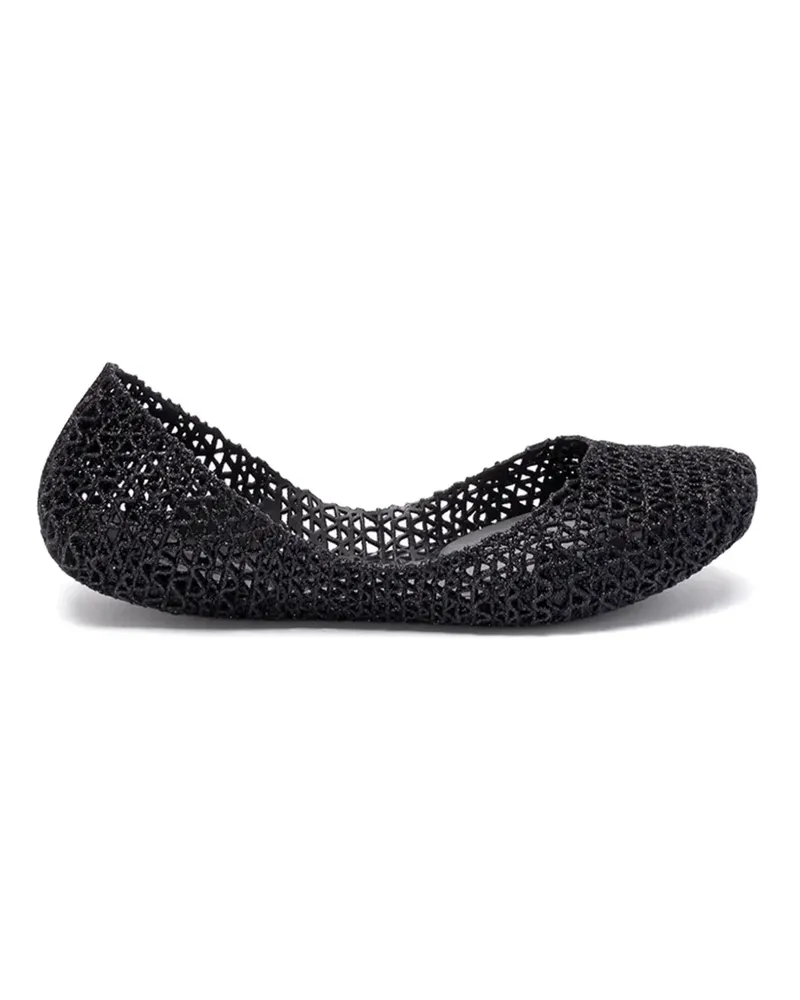 Melissa Campana Papel Ballerinas - Schwarz Schwarz
