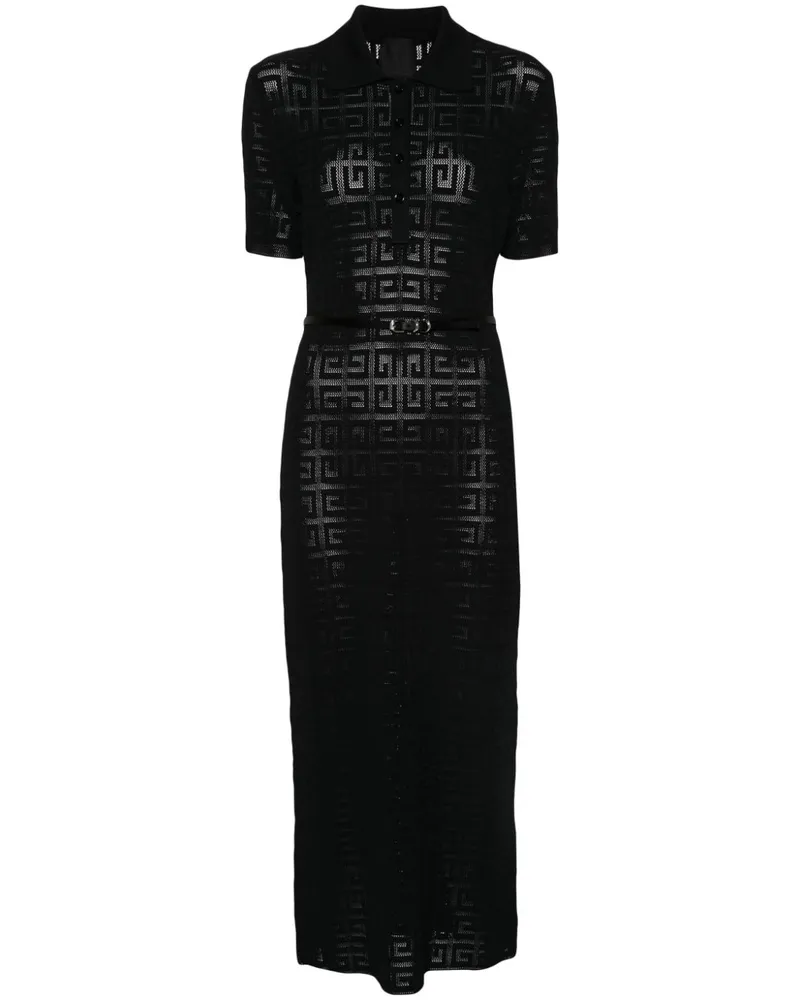 Givenchy 4G Midikleid - Schwarz Schwarz