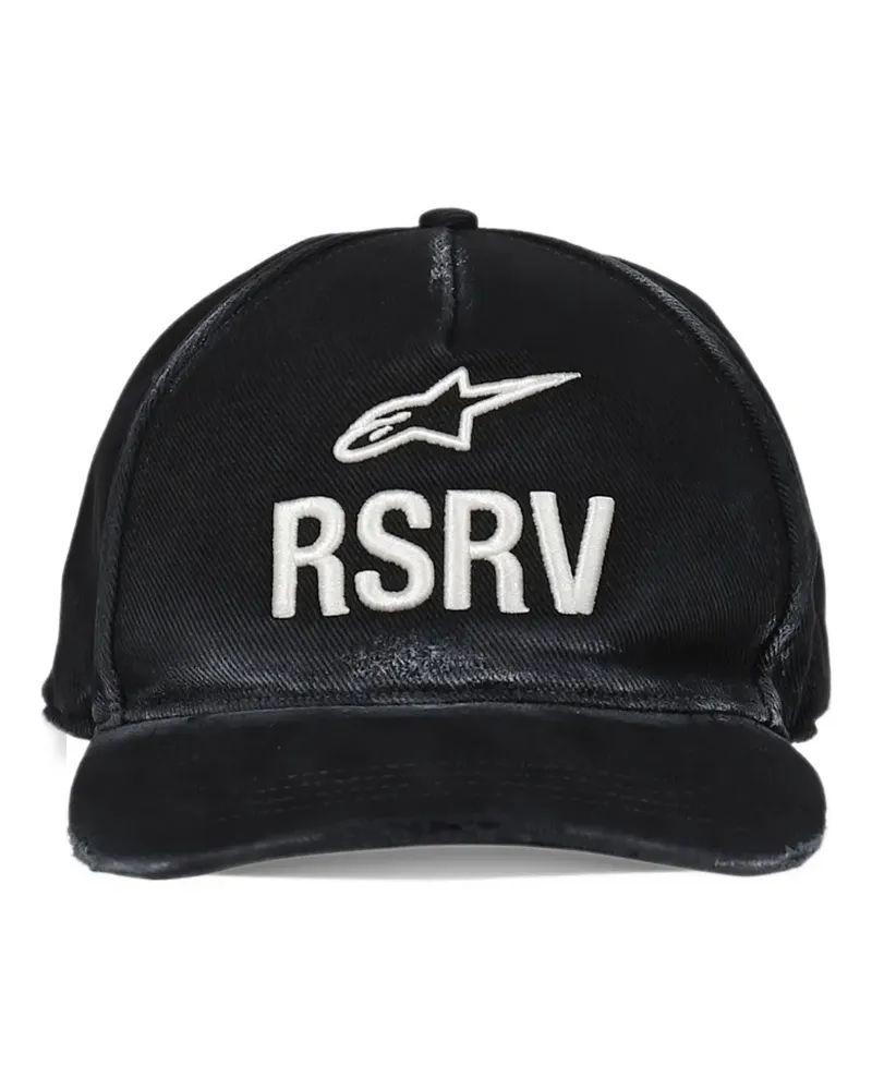 Alpinestars distressed embroidered cap - Schwarz Schwarz