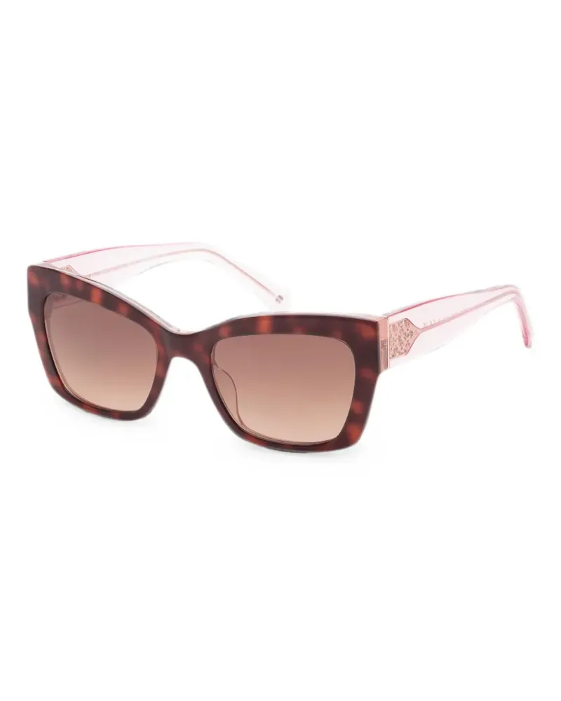 Kate Spade Valeria Cat-Eye-Sonnenbrille in Schildpattoptik - Braun Braun