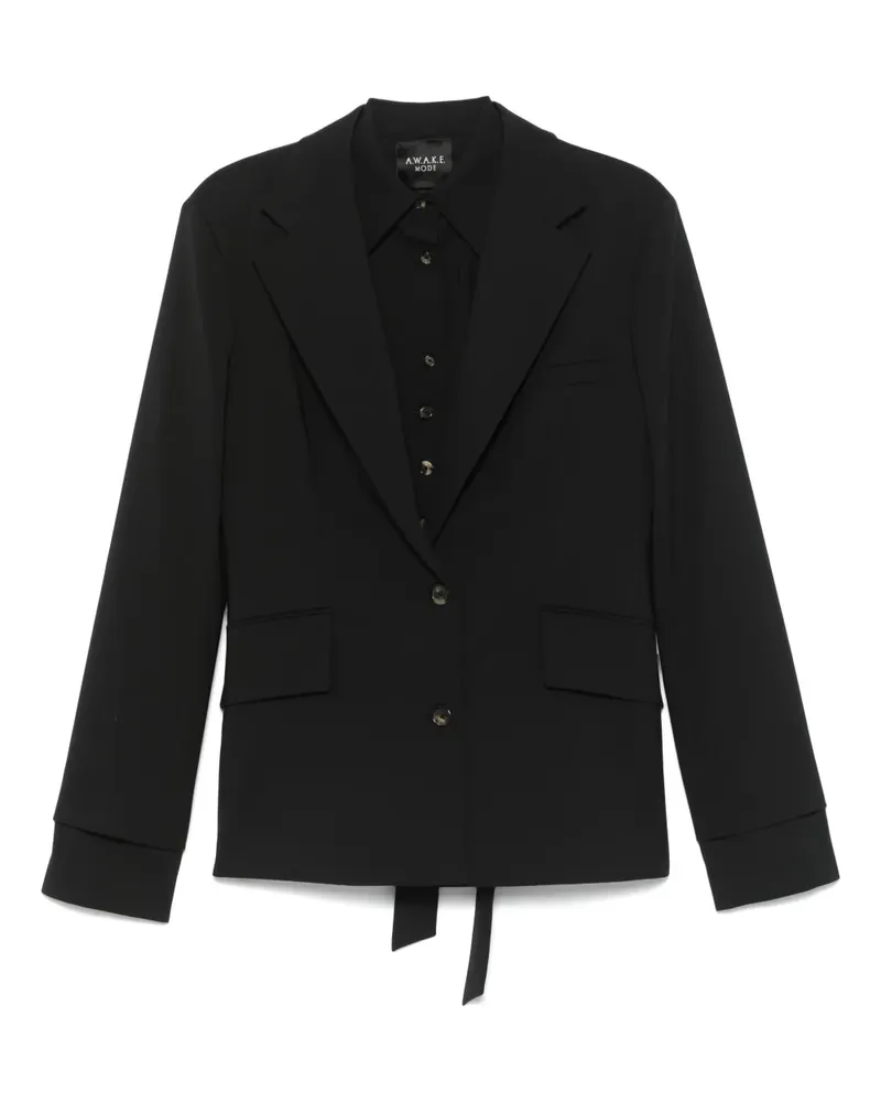 A.W.A.K.E. Einreihiges Sakko - Schwarz Schwarz