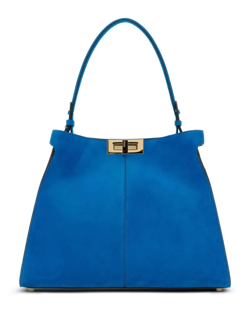Fendi Mittelgroße  Way Handtasche - Blau Blau