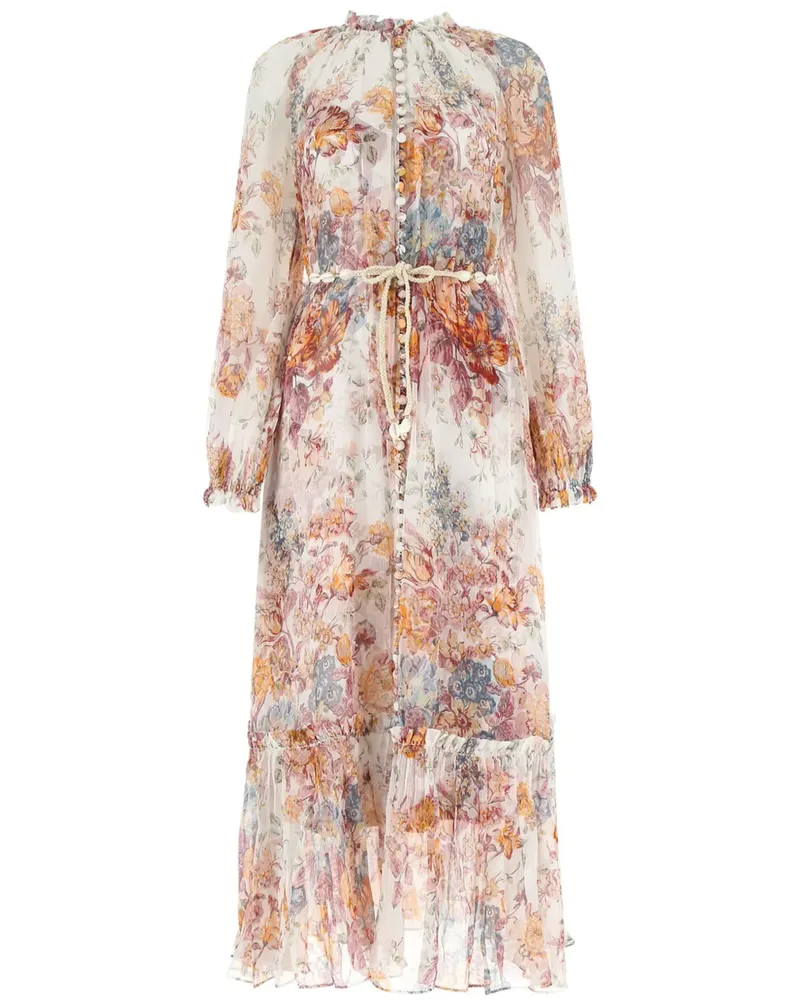 Zimmermann Maxikleid mit Print - Nude Nude