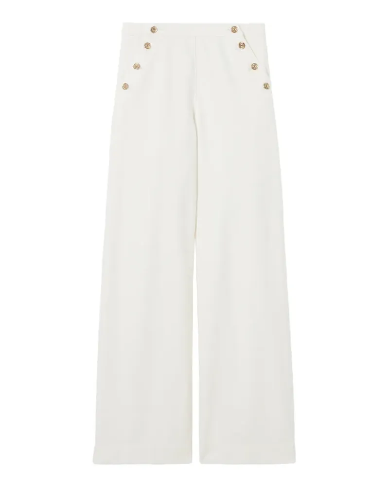 Claudie Pierlot Jeans mit geradem Bein - Weiß Weiß