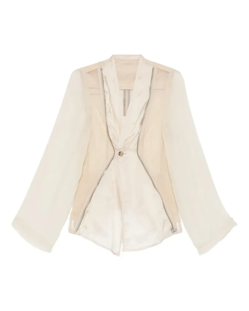 Rick Owens Stag sheer jacket - Nude Nude