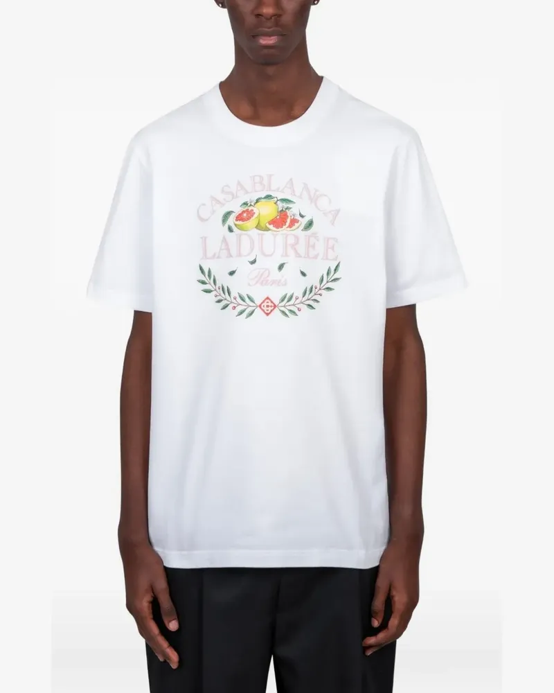 Casablanca Paris graphic-print T-shirt - Weiß Weiß