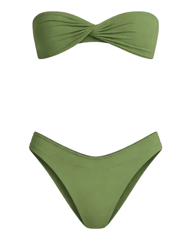 bond-eye twisted bikini - Grün Grün