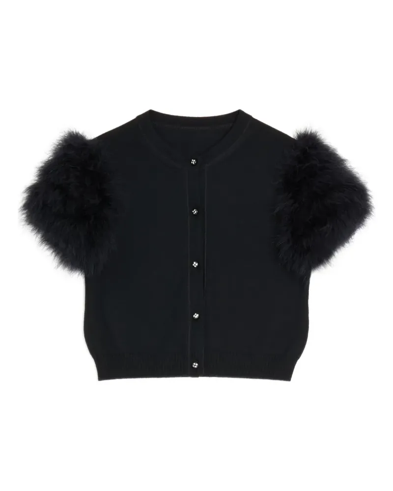 Valentino Garavani Cardigan mit Kontrastdetails - Schwarz Schwarz