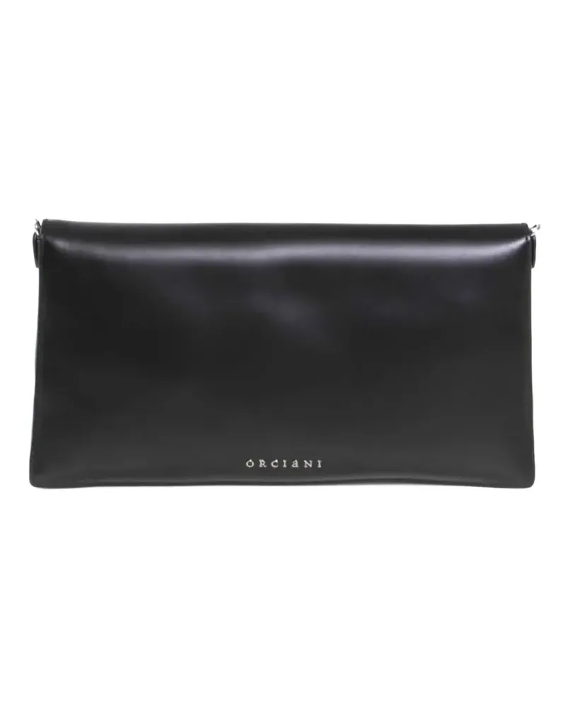 Orciani Gossip Clutch - Schwarz Schwarz