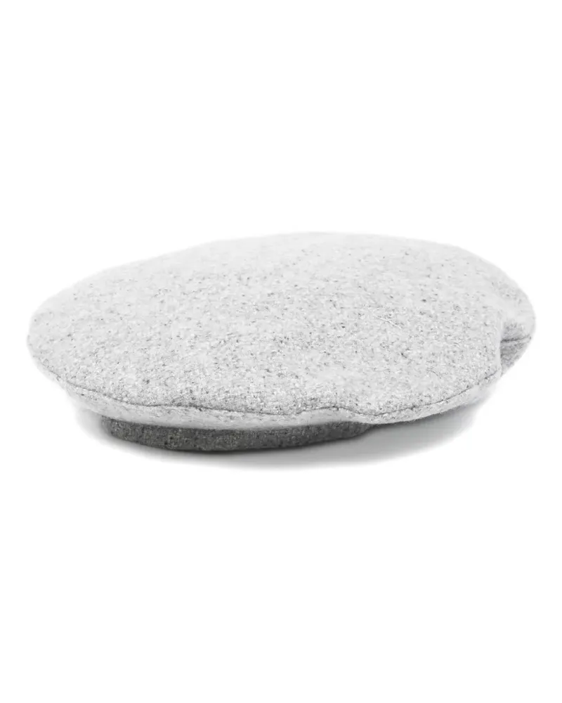 Eleventy Strukturierte Baskenmütze - Grau Grau