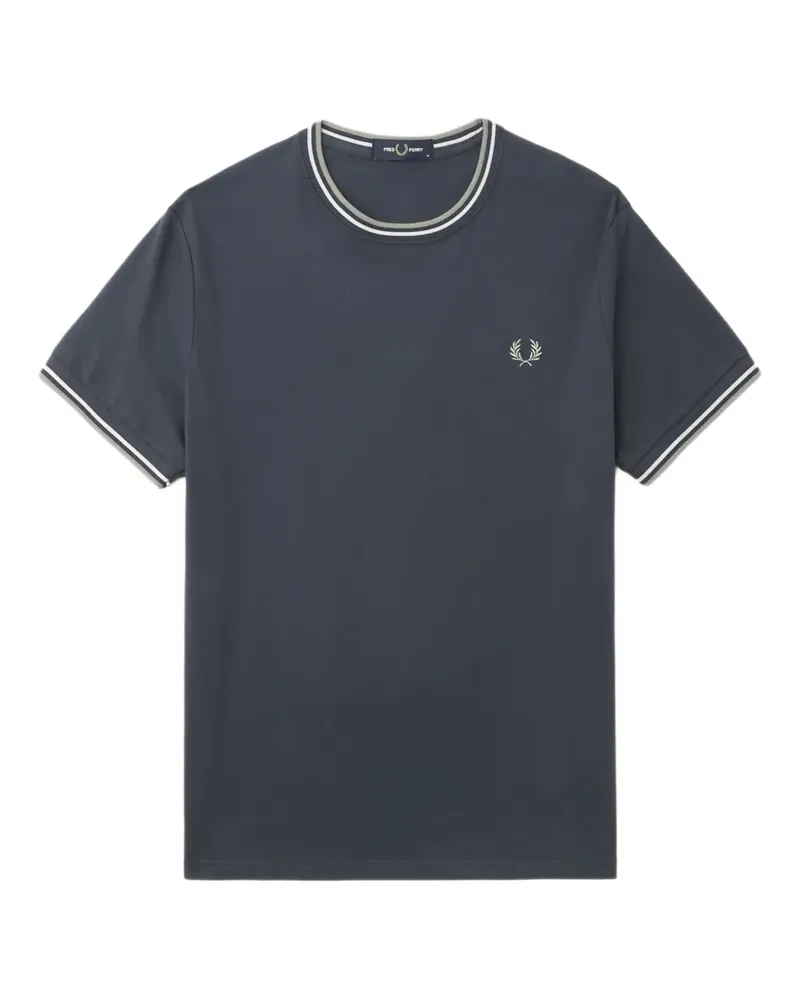 Fred Perry T-Shirt mit Reverskragen - Blau Blau