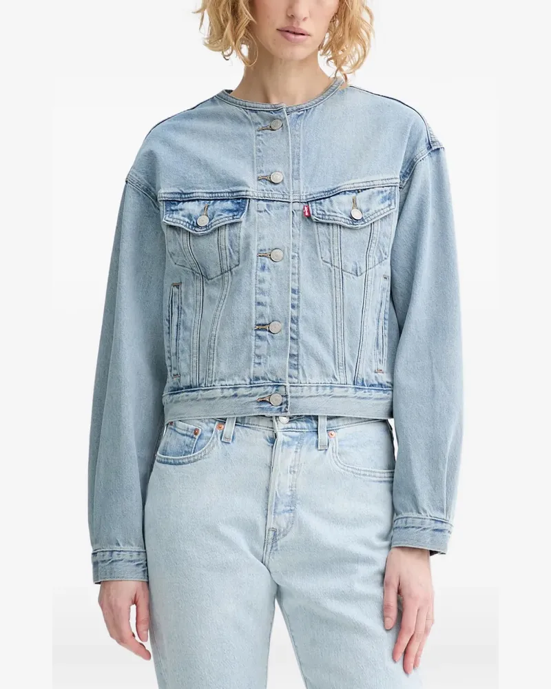 Levi's Shrunken 90s collarless denim jacket - Blau Blau