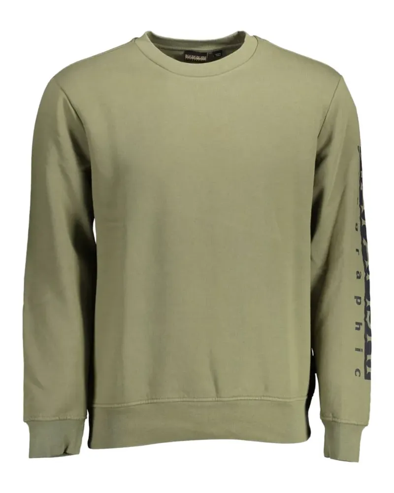 Napapijri graphic-print sweater - Grün Grün