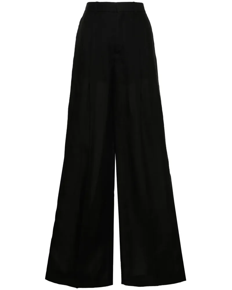 Chloé Hose mit weitem Bein - Schwarz Schwarz